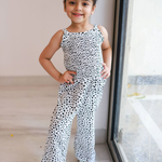 All Over Printed Smocked Jumpsuit