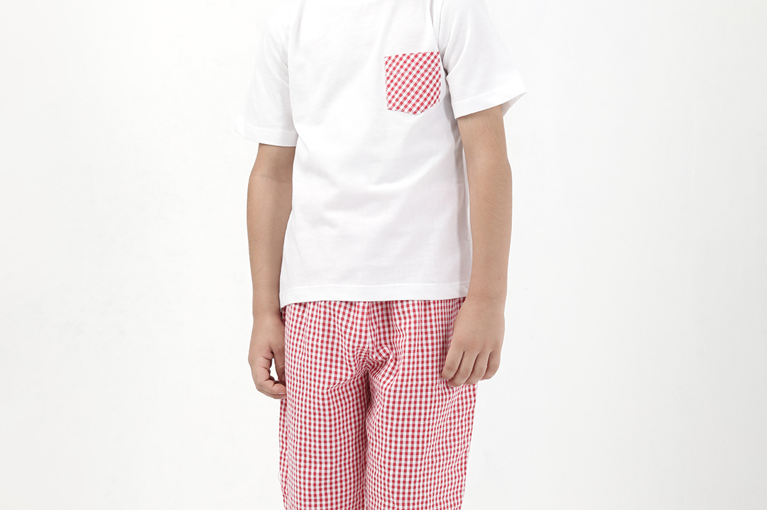 Comfy Cotton Nightwear for Boys-pink