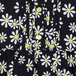 budding bees All Over Printed Pleated Floral Dress close view