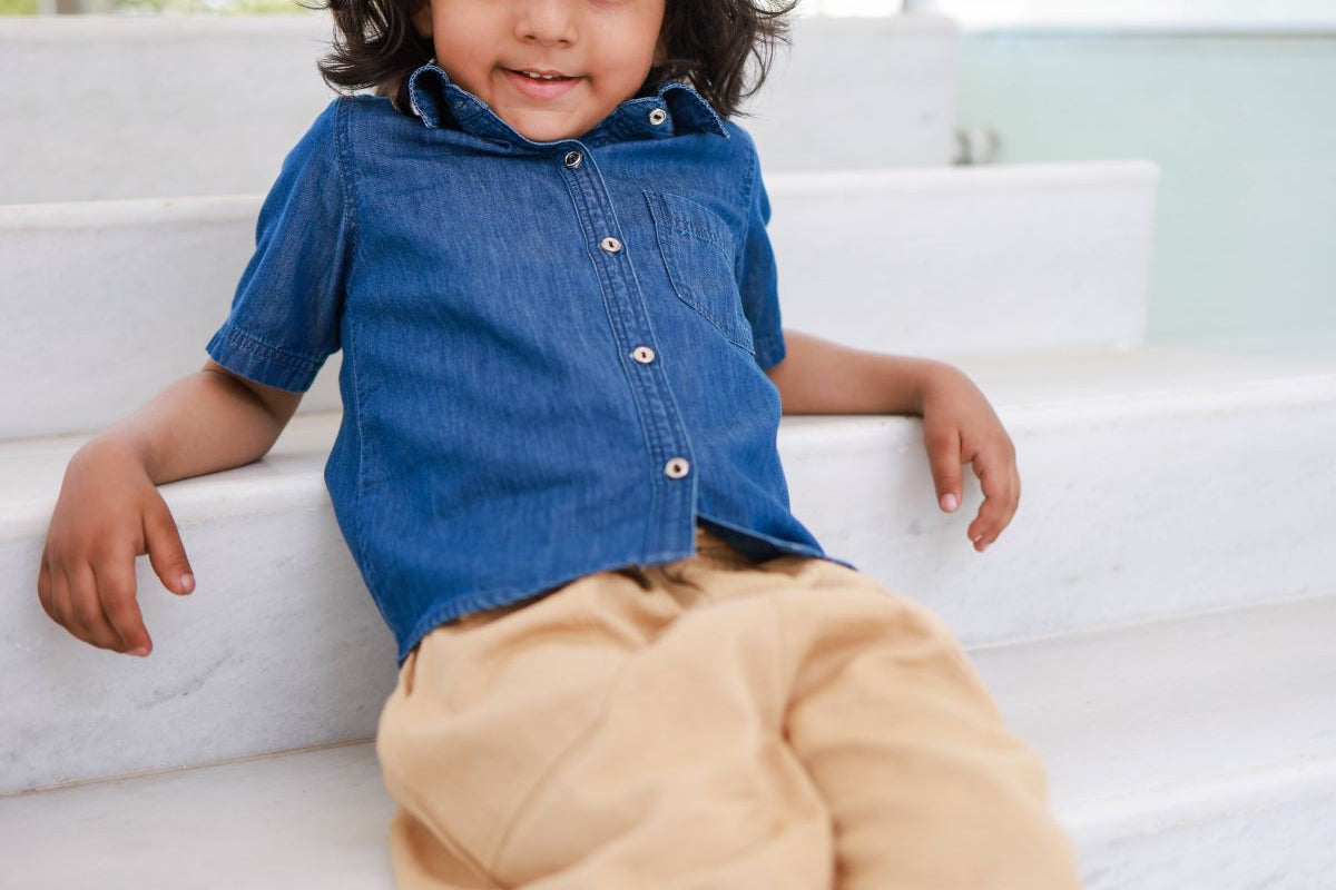 Boys Blue Denim Shirt 