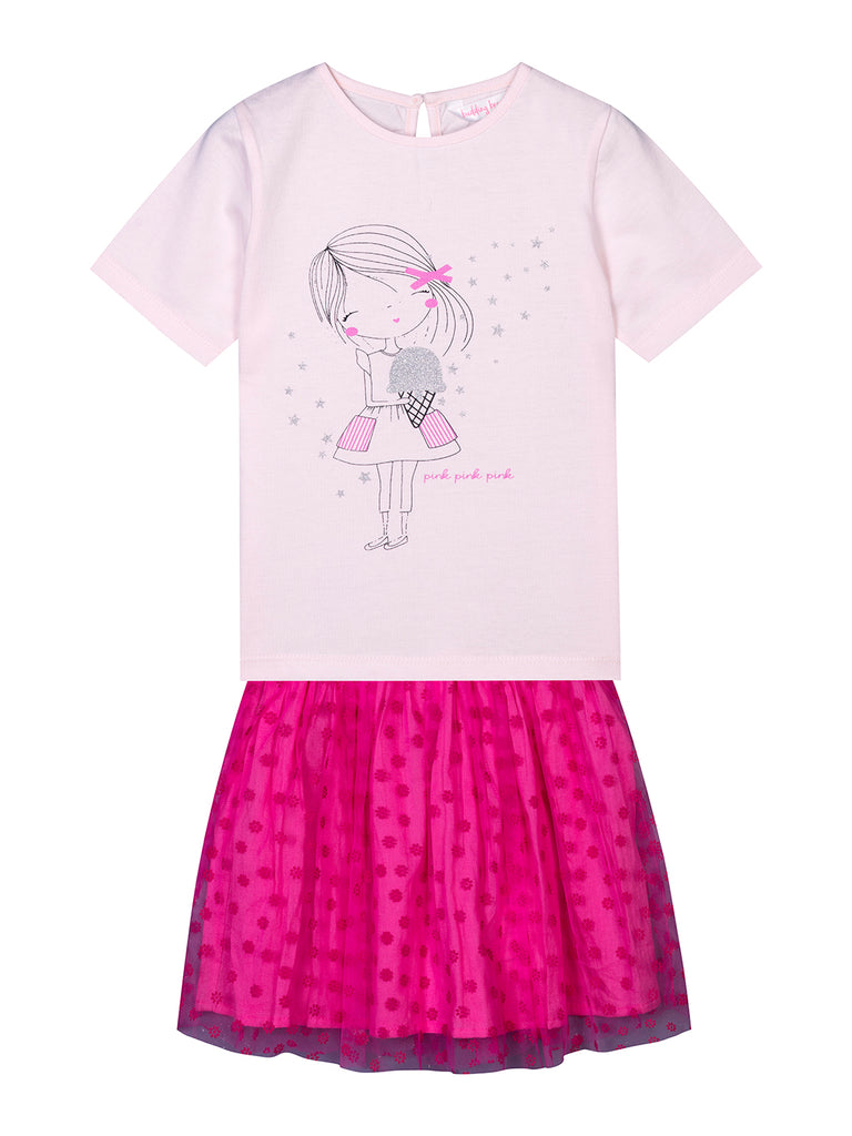 Ballerina T-Shirt and Skirt Set