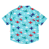 Airplane Printed Shirt back view