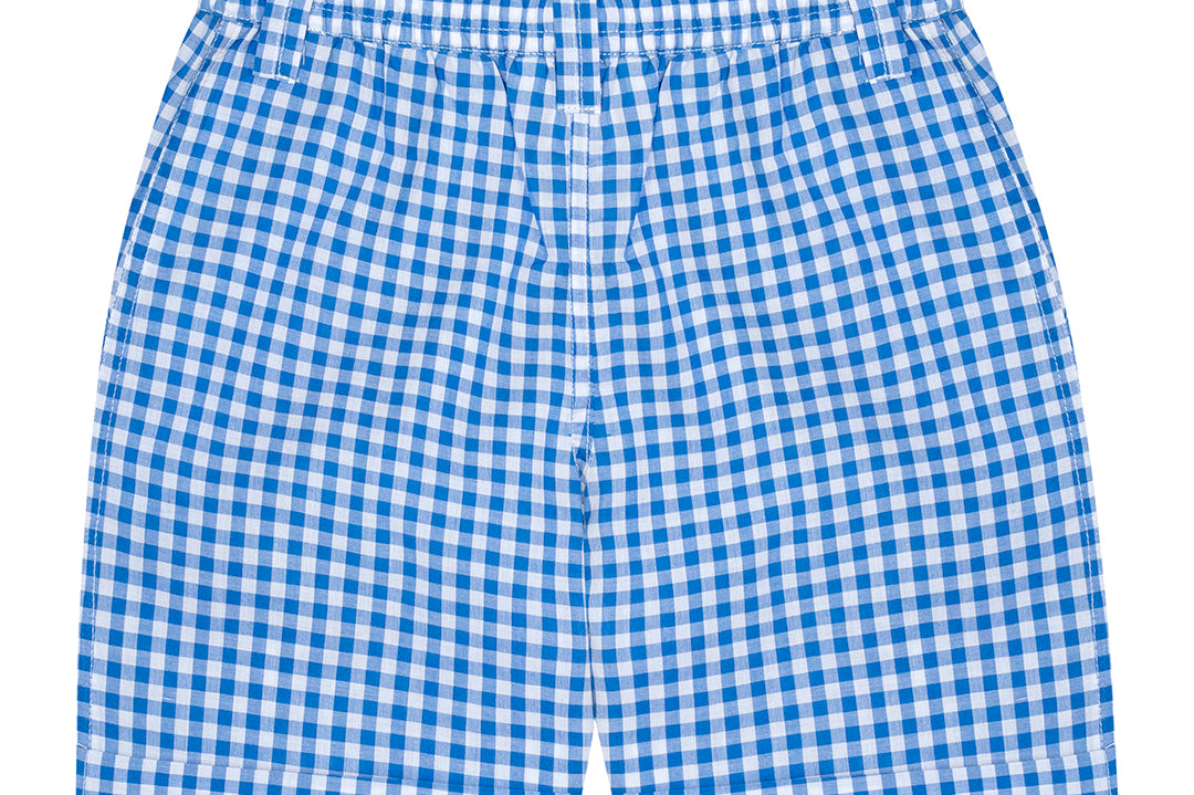 Boys Trendy Checked Style Shorts  - Stylish & Breathable Back