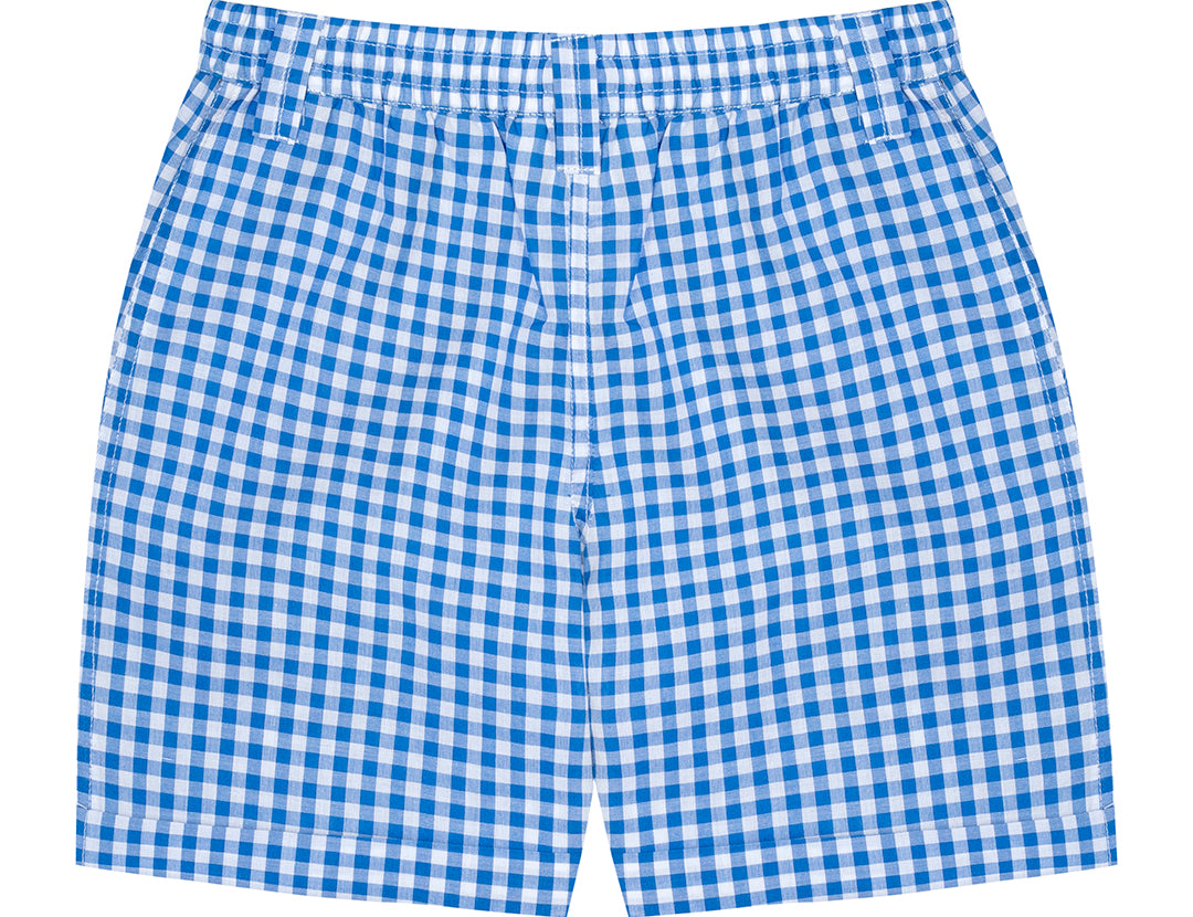 Boys Trendy Checked Style Shorts  - Stylish & Breathable Back
